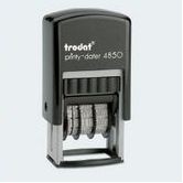 Trodat® Printy Dater Rectangle Self Inking Stamp (3/16" x 1"), Customizable