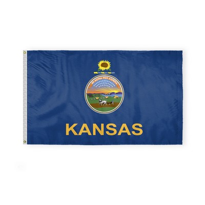 Kansas Flags 3x5 foot