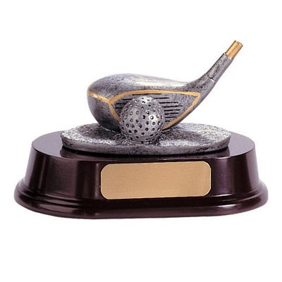 3 ½" Resin Golf Driver Trophy