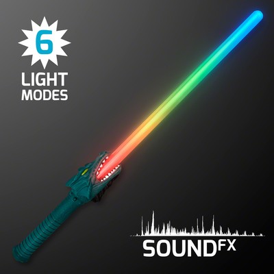 LED Dragon Saber Swords with Sound Effects - BLANK