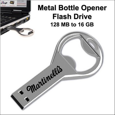 Bottle Opener Flash Drive - 8 GB Memory