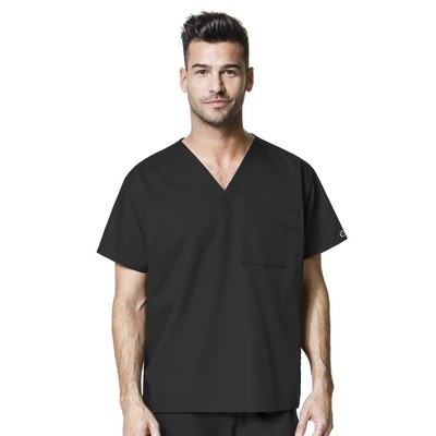 Wink - WORK - Unisex Double-Pocket V-Neck Top