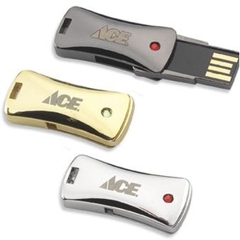 Silver Surf Micro USB Drive w/Key Chain (64 GB)