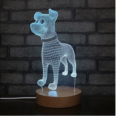 Dog 3D Colorful Wireless Speaker