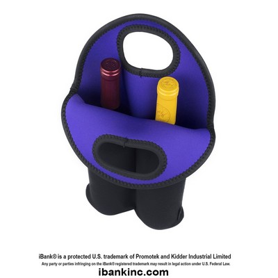 iBank ® 2-Bottle Neoprene Wine Tote