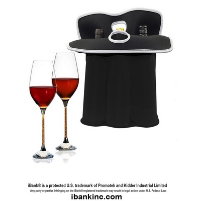 iBank ® 3-Bottle Neoprene Wine Tote