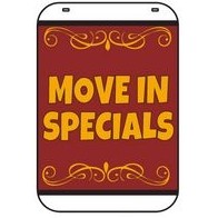 Stock Swing Sign (Move In Specials - Double Sided Kit)