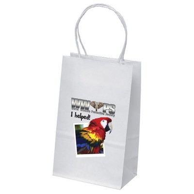 Pup - White Shopper - ColorVista (5 1/2" x 3 1/2" x 8")