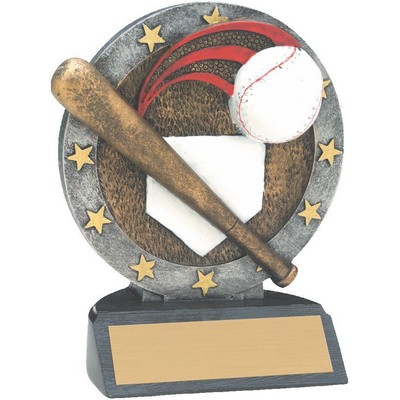 Baseball All Star Resin Trophy (4½")