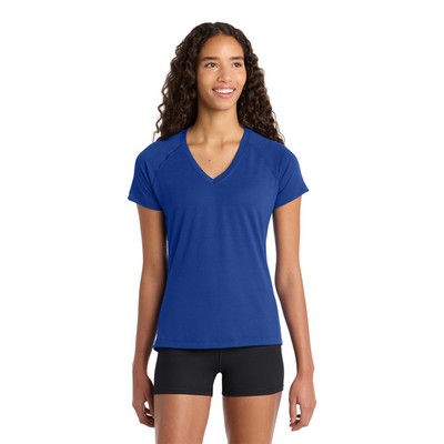 Sport-Tek® Ladies' Ultimate Performance V-Neck T-Shirt