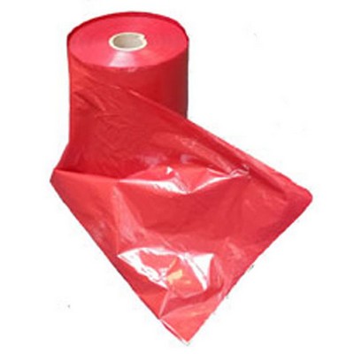 Red, 16" plastic, blank danger flag