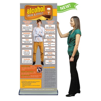 Alcohol Cause & Effect Retractable Banner