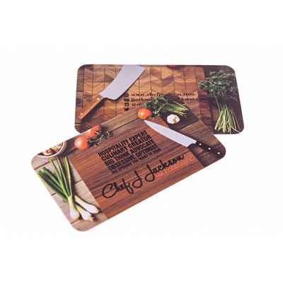 2" x 3.5" 16PT Suede Round Corner Business Cards with Soft Touch Velvet Lamination