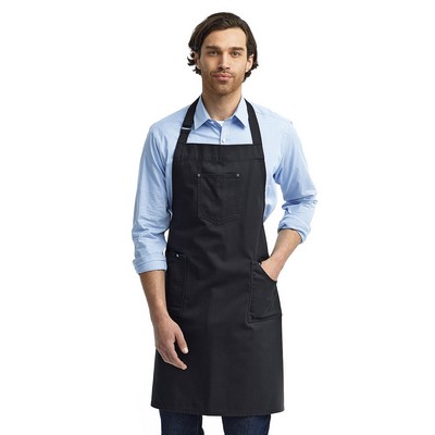 Artisan Collection by Reprime® Unisex Cotton Chino Bib Apron