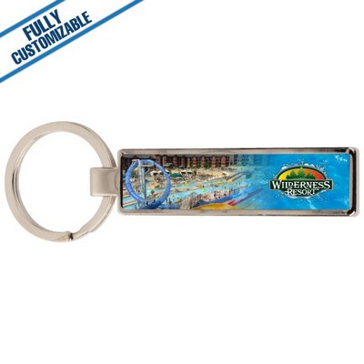 Rectangle Bottle Opener Key Chain