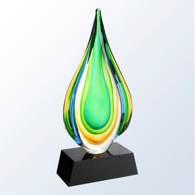 Green Eye 1 Art Glass Award