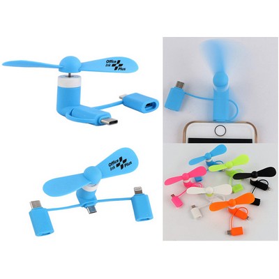 3" 1 Portable Mini Fan