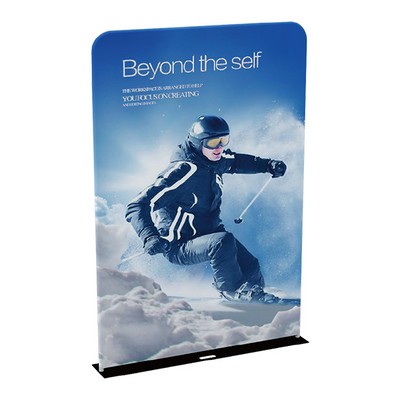 5' Steel Plate Banner Stand Graphic Kit