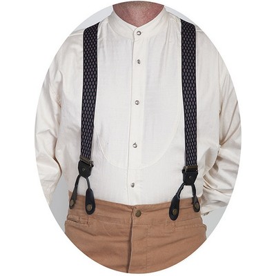 Men's Elastic Diamond Suspenders