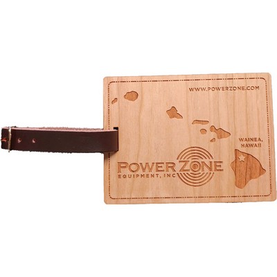 Hardwood State Luggage Tags