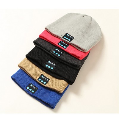 Bluetooth Headset Knit Beanie
