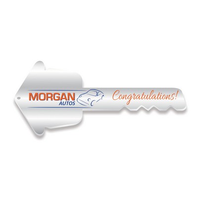 36" Custom Printed Corrugated Plastic Key Prop