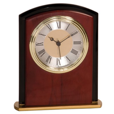 Mahogony Finish Arch Clock