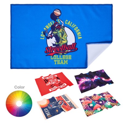 400GSM Sublimated Rally Towel 11" X 18"