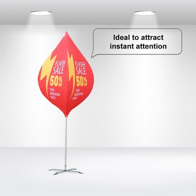 9' Spinning Dart Banner in Full Color