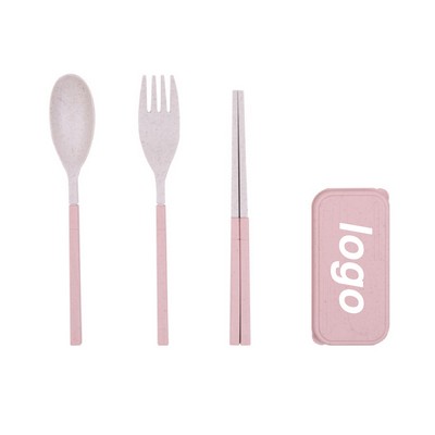 3-Piece Portable Tableware Set