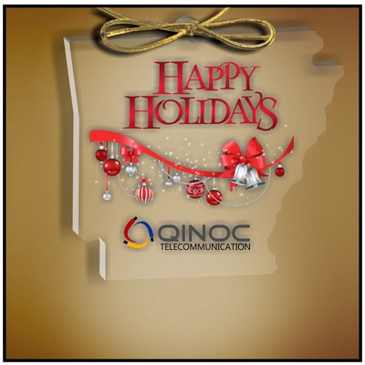 Arkansas Ornament in Clear Acrylic