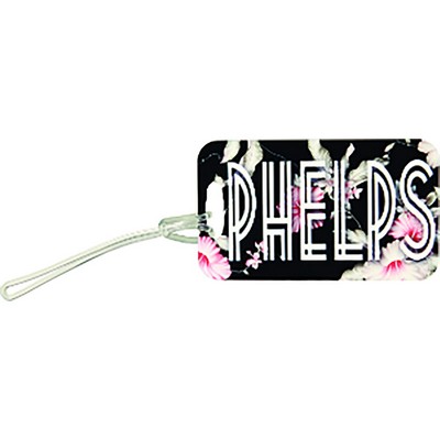 Semi Gloss Unisub Aluminum 2 Sided Bag Tag