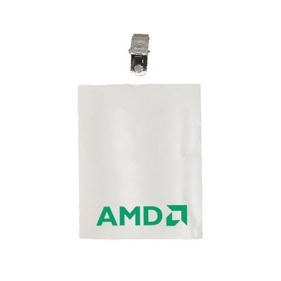 3" x 4" Printed Vertical Vinyl Pouch with Bulldog Clip