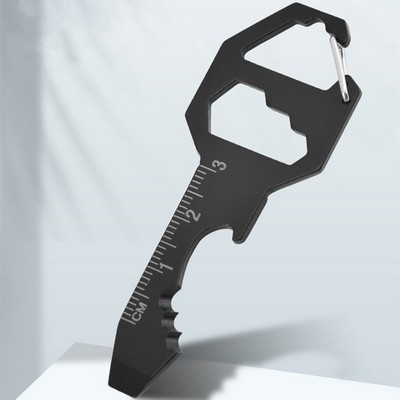 Stainless Steel Gadget Multi Tools Set Card With Key Shape