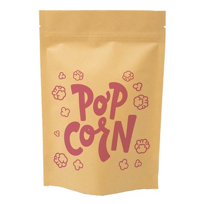 One Color Stand Up Kraft Barrier Pouch (6" W x 9" H x 3" D)