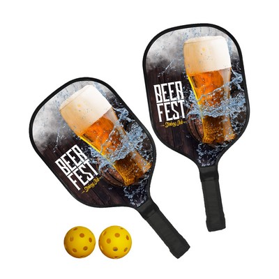 Smasher Pickleball Set Black (Full Color)