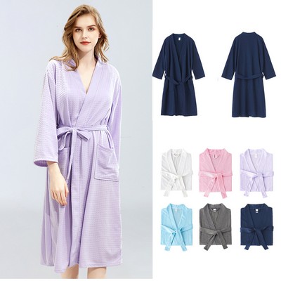 Lightweight Waffle Robe