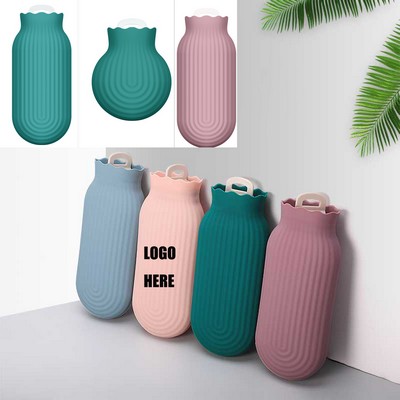 Hot Water Bottle w/Cover Knitted