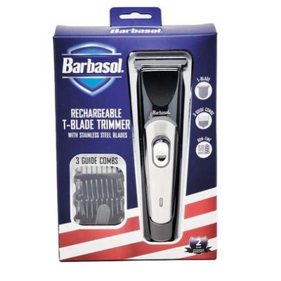 Barbasol Rechargeable T- Blade with 3 Combs