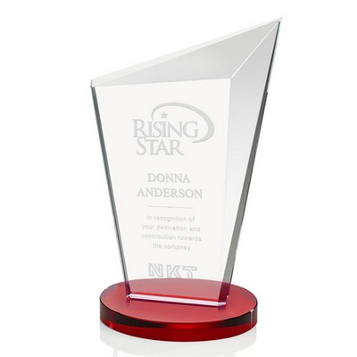 Nemesus Award w/Red Base (5 5/8"x 9")