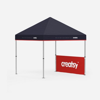 Pop Up Tent 10' printed half-wall (fabric only) - 1-sided