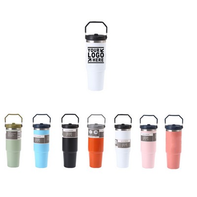30 oz Stainless Steel Thermal Bottle w/ Handle