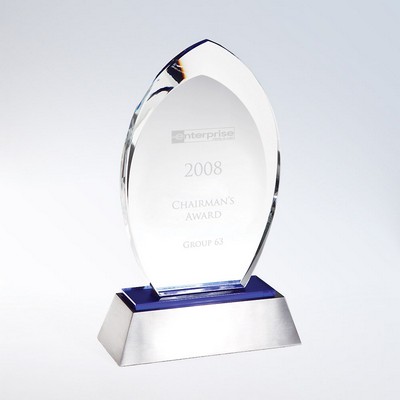 Blue Flare Award w/Aluminum Base
