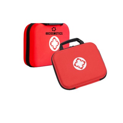 9 13/16 '' x 3 1/8'' x 7 7/8'' Inch Mini First Aid Kit Empty Bag