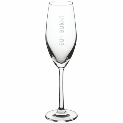Laser Engraved Acopa Elevation 6.5 oz. Flute Glass