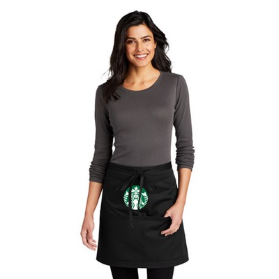 Port Authority® Easy Care Half Bistro Apron With Stain Release