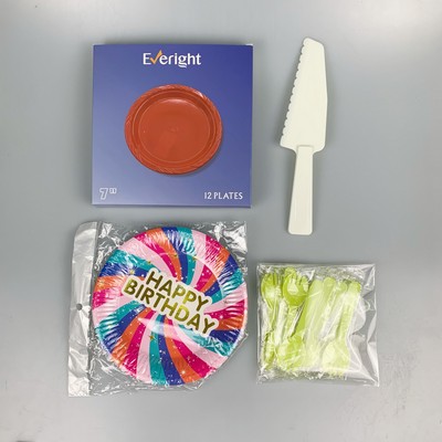 Birthday Cake Accessories Kit With Customized Plane Box