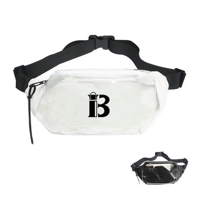PVC transparent waterproof chest bag