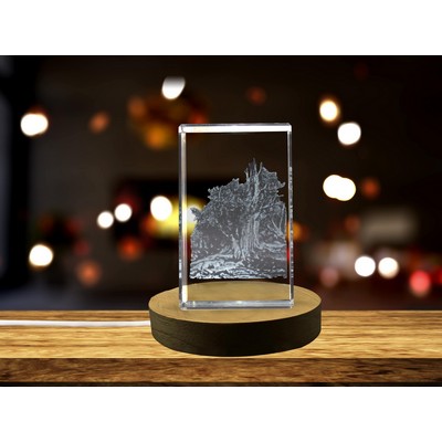 Great Basin Bristlecone Pine 3D Engraved Crystal Trophy Award