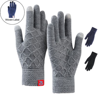 Cold Resistance Adult Gloves W/ 2 Finger Touch
